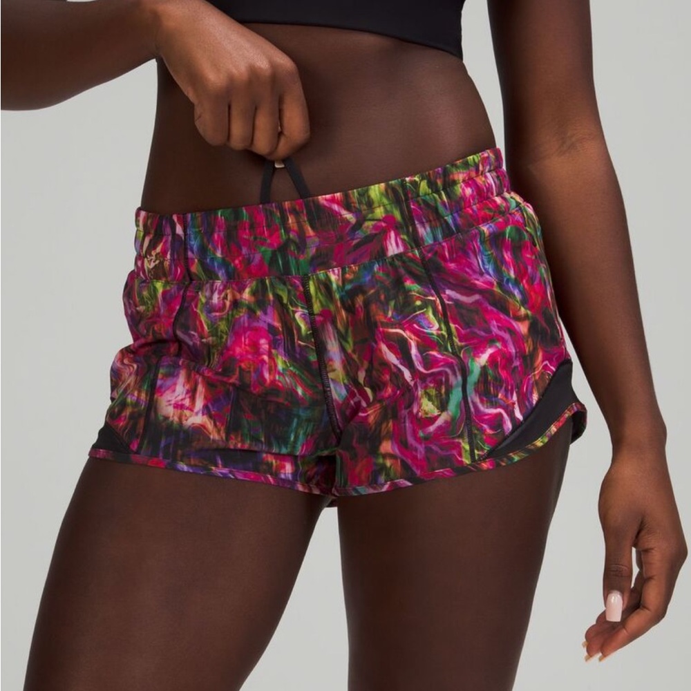 Hyper Flow Pink Multi Color Hottu Hots 2.5” inseam